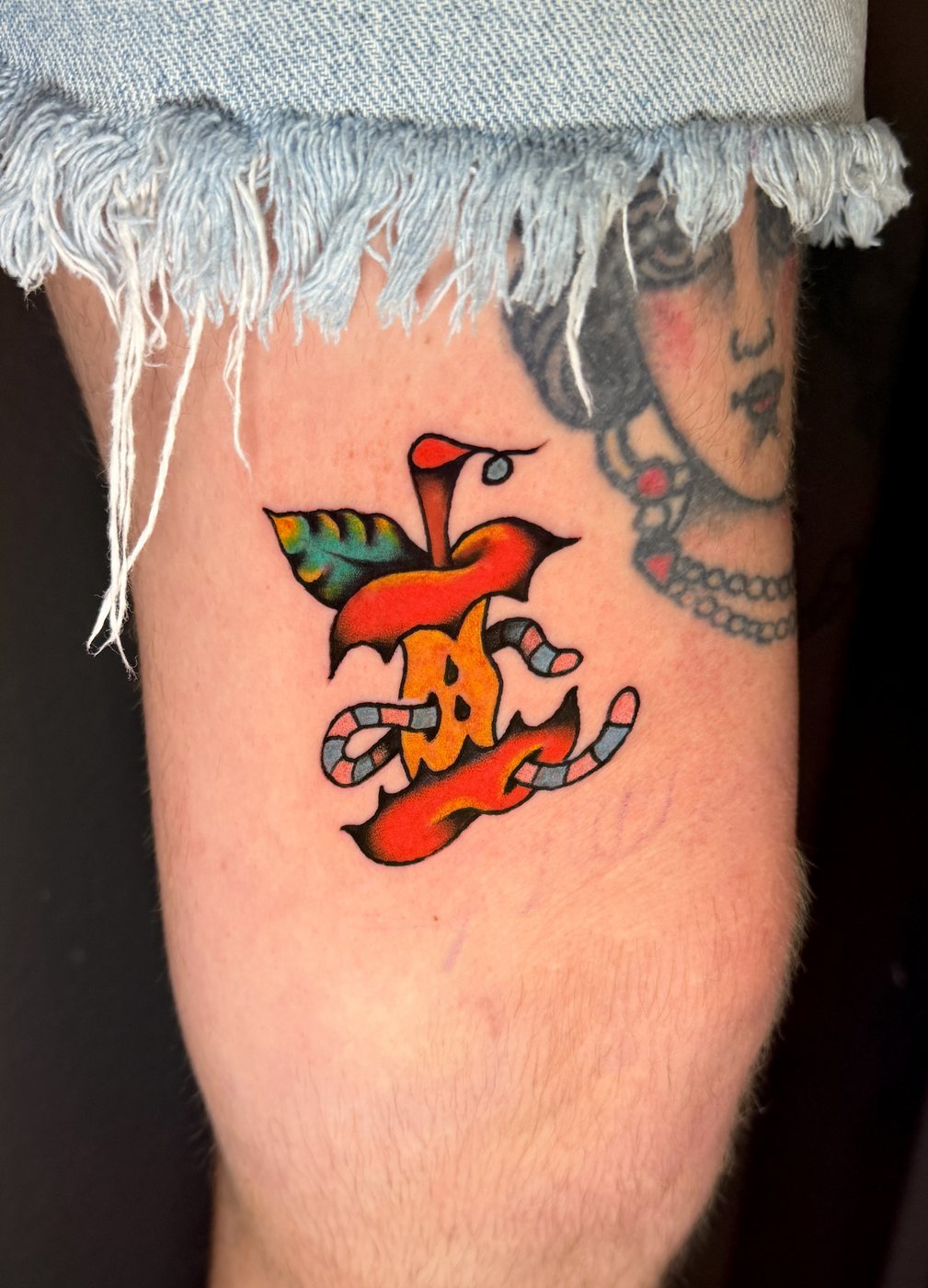 Apple Core tattoo work