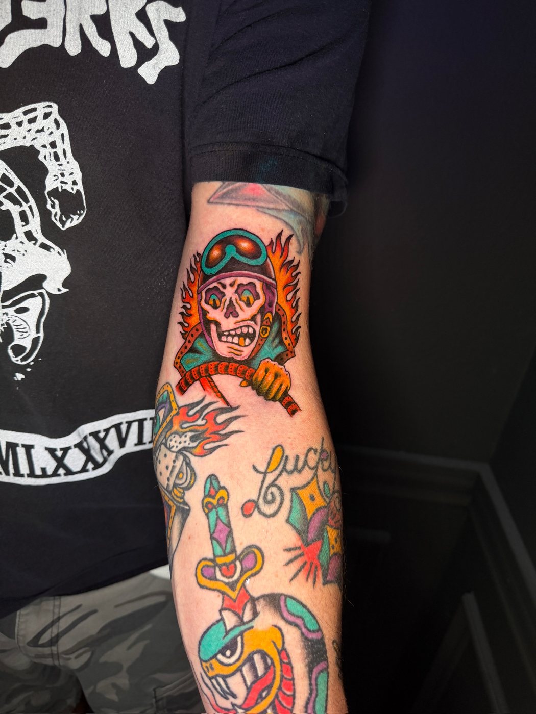 Apple Core tattoo work