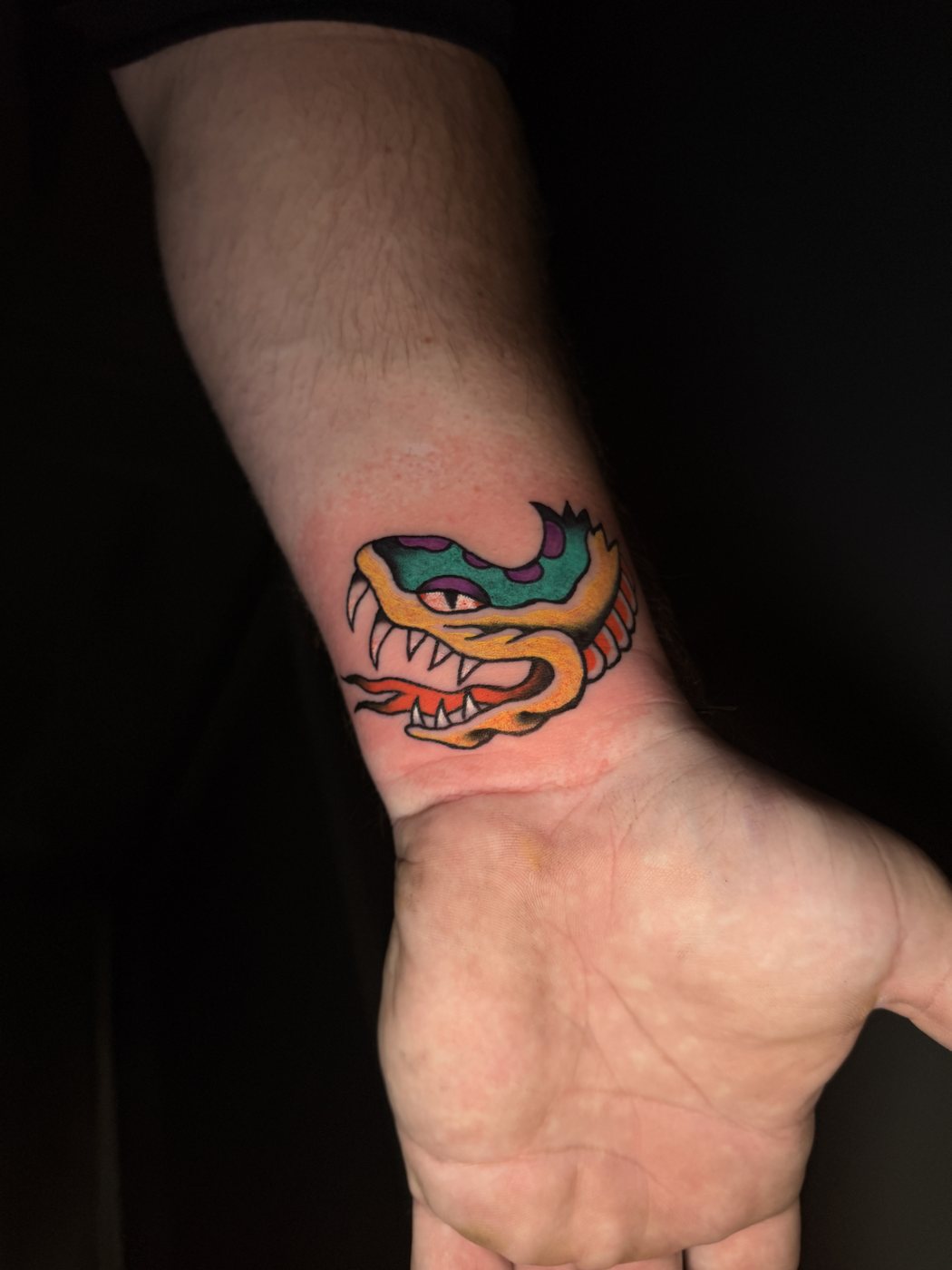 Apple Core tattoo work